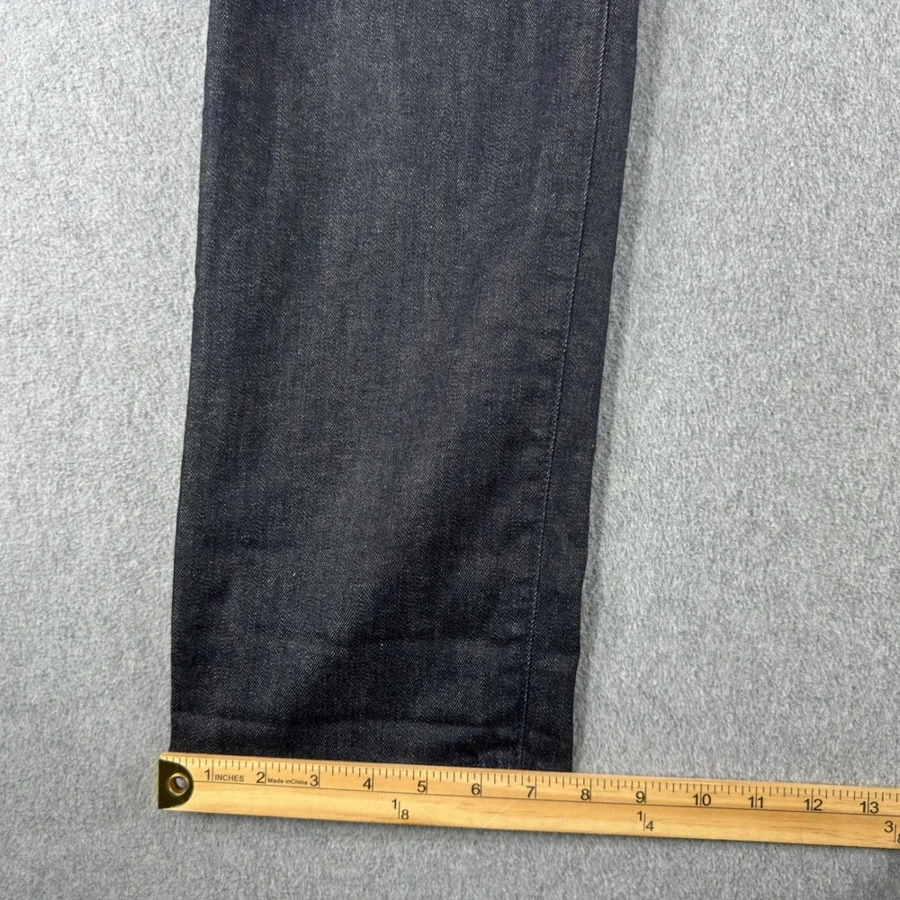 Baldwin Kansas City Brennan Modern Straight Jeans Men's 34 Dark Wash Denim USA